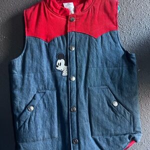 Disney Mickey Mouse Red and Blue Kids Sweater Vest